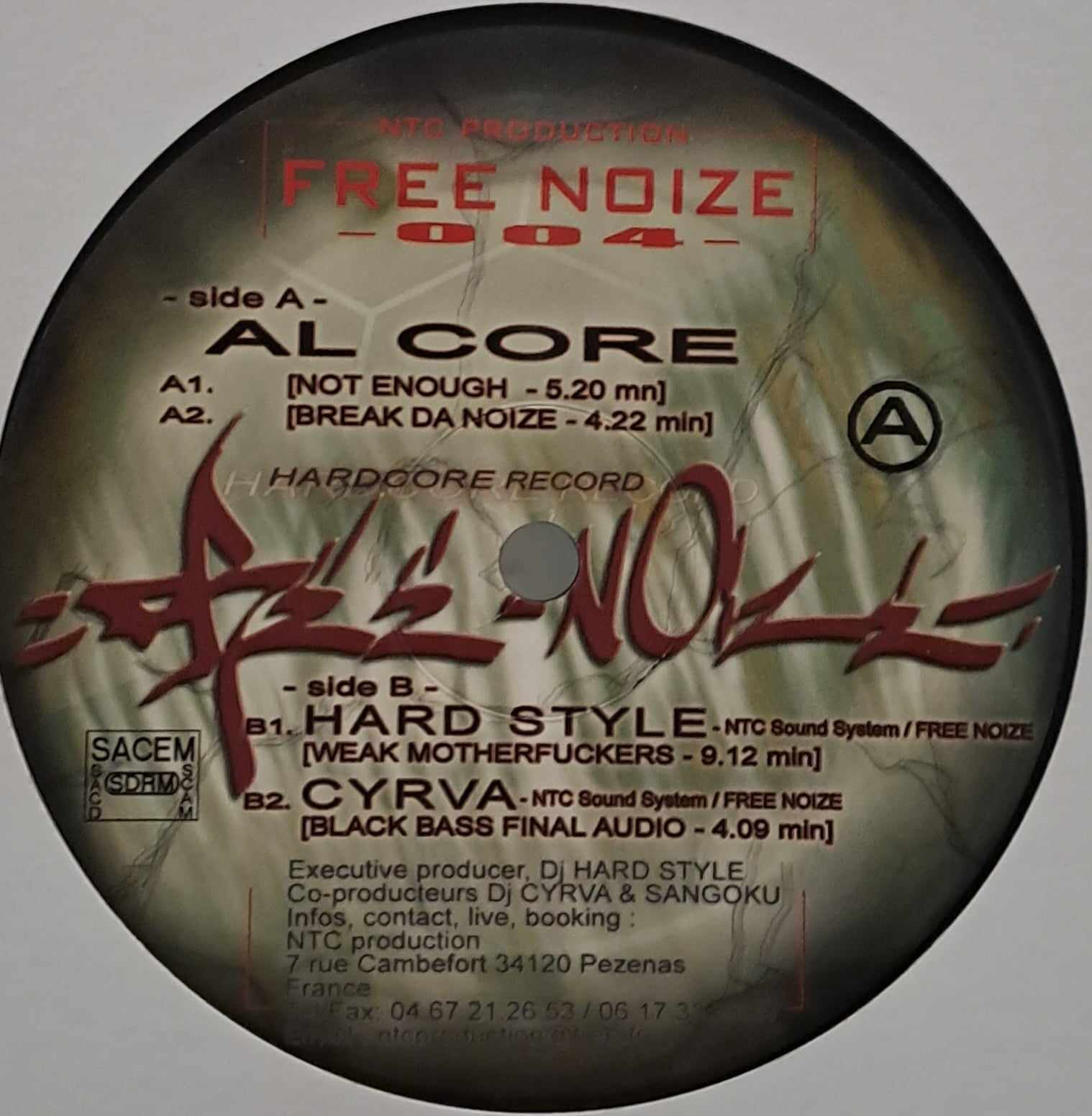 Free Noize 04 - vinyle hardcore